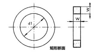 矩形密封圈